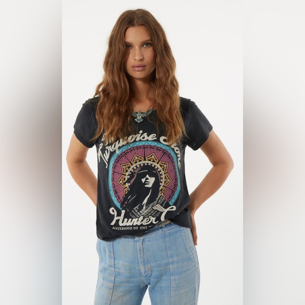 NWOT Spell Turquoise Stone Hunter Tee Large